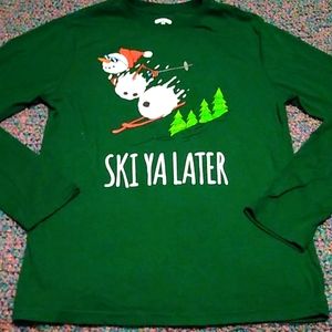 💚 Youth Size XXL (18) Christmas Long Sleeve T-shirt